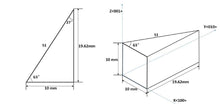 Load image into Gallery viewer, Terahertz MgO:LiNbO3 crystal prisms
